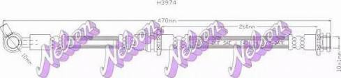Brovex-Nelson H3974 - Гальмівний шланг autocars.com.ua