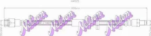 Brovex-Nelson H4015 - Гальмівний шланг autocars.com.ua