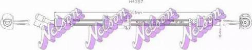 Brovex-Nelson H4387 - Гальмівний шланг autocars.com.ua