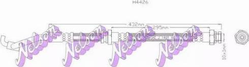 Brovex-Nelson H4426 - Гальмівний шланг autocars.com.ua