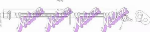 Brovex-Nelson H4542 - Гальмівний шланг autocars.com.ua