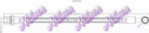 Brovex-Nelson H4748 - Гальмівний шланг autocars.com.ua