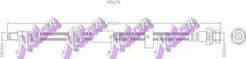 Brovex-Nelson H5619 - Гальмівний шланг autocars.com.ua