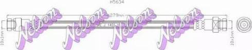 Brovex-Nelson H5634 - Гальмівний шланг autocars.com.ua