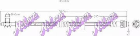 Brovex-Nelson H5638Q - Тормозной шланг autodnr.net