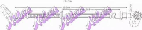 Brovex-Nelson H5706 - Гальмівний шланг autocars.com.ua