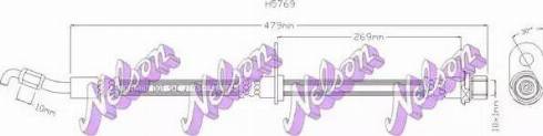 Brovex-Nelson H5769 - Гальмівний шланг autocars.com.ua