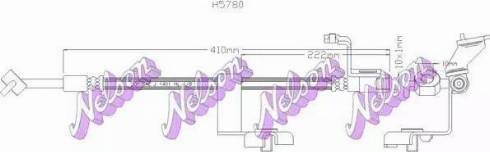 Brovex-Nelson H5780 - Тормозной шланг autodnr.net