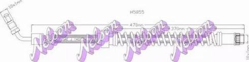 Brovex-Nelson H5855 - Гальмівний шланг autocars.com.ua