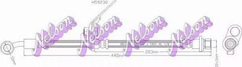 Brovex-Nelson H5923Q - Гальмівний шланг autocars.com.ua