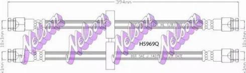 Brovex-Nelson H5969Q - Гальмівний шланг autocars.com.ua
