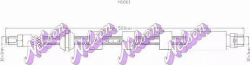 Brovex-Nelson H6061 - Тормозной шланг autodnr.net