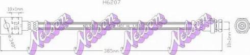 Brovex-Nelson H6207 - Гальмівний шланг autocars.com.ua