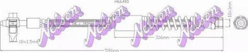 Brovex-Nelson H6641Q - Тормозной шланг autodnr.net