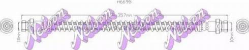 Brovex-Nelson H6698 - Гальмівний шланг autocars.com.ua