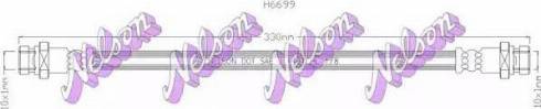 Brovex-Nelson H6699 - Гальмівний шланг autocars.com.ua