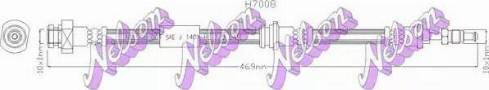 Brovex-Nelson H7008 - Гальмівний шланг autocars.com.ua