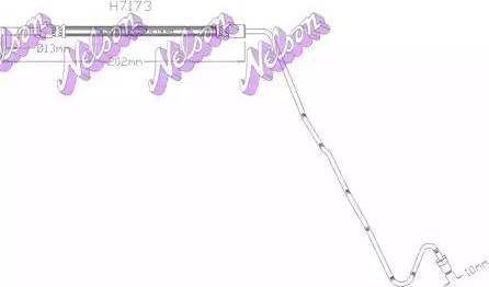 Brovex-Nelson H7173 - Гальмівний шланг autocars.com.ua