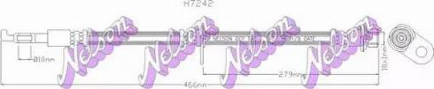 Brovex-Nelson H7242 - Гальмівний шланг autocars.com.ua