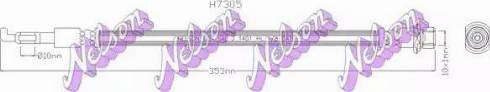 Brovex-Nelson H7305 - Гальмівний шланг autocars.com.ua