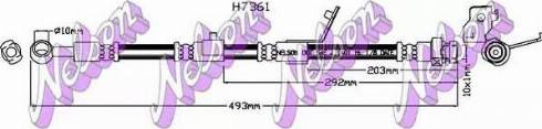 Brovex-Nelson H7361 - Гальмівний шланг autocars.com.ua