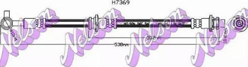 Brovex-Nelson H7369 - Гальмівний шланг autocars.com.ua