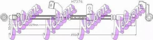 Brovex-Nelson H7376 - Гальмівний шланг autocars.com.ua