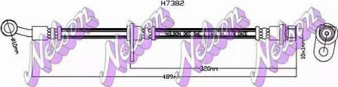 Brovex-Nelson H7382 - Гальмівний шланг autocars.com.ua