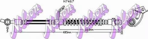 Brovex-Nelson H7467 - Тормозной шланг autodnr.net