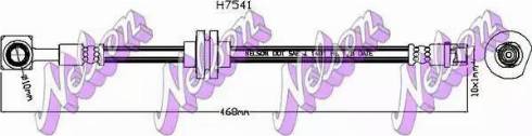 Brovex-Nelson H7541 - Гальмівний шланг autocars.com.ua