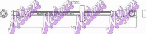 Brovex-Nelson H7551 - Гальмівний шланг autocars.com.ua