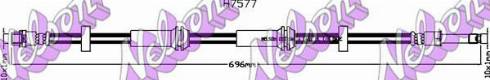 Brovex-Nelson H7577 - Гальмівний шланг autocars.com.ua