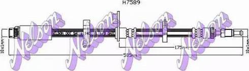 Brovex-Nelson H7589 - Гальмівний шланг autocars.com.ua