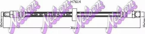 Brovex-Nelson H7614 - Гальмівний шланг autocars.com.ua