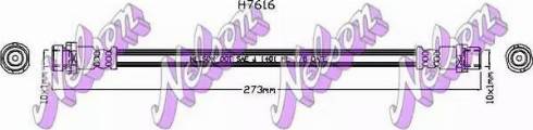 Brovex-Nelson H7616 - Гальмівний шланг autocars.com.ua