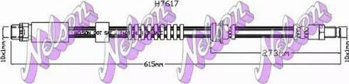 Brovex-Nelson H7617 - Тормозной шланг autodnr.net