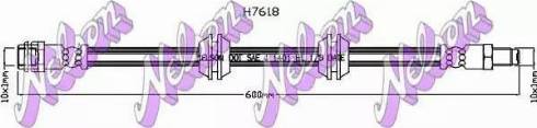 Brovex-Nelson H7618 - Гальмівний шланг autocars.com.ua