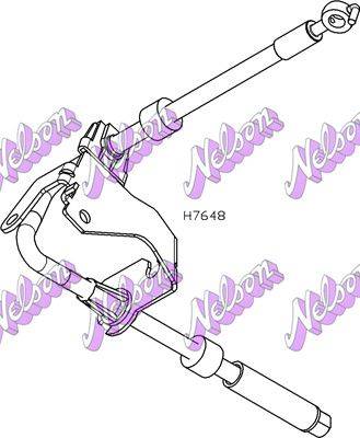 Brovex-Nelson H7648 - Тормозной шланг autodnr.net