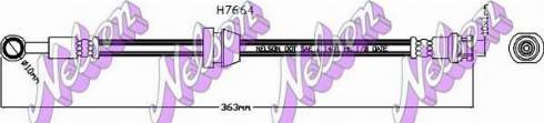 Brovex-Nelson H7664 - Гальмівний шланг autocars.com.ua