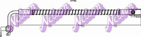 Brovex-Nelson H7721 - Гальмівний шланг autocars.com.ua