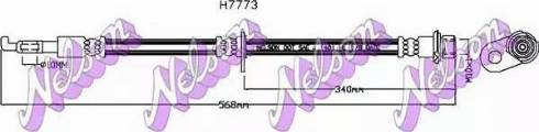 Brovex-Nelson H7773 - Гальмівний шланг autocars.com.ua