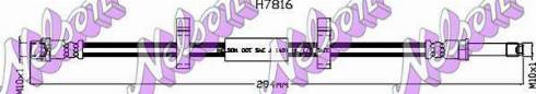 Brovex-Nelson H7816 - Гальмівний шланг autocars.com.ua
