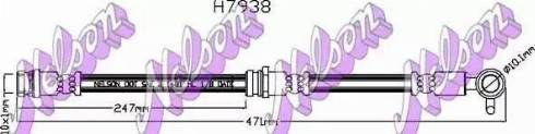 Brovex-Nelson H7938 - Гальмівний шланг autocars.com.ua