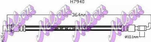 Brovex-Nelson H7940 - Гальмівний шланг autocars.com.ua