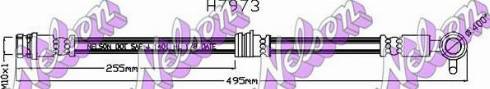 Brovex-Nelson H7973 - Гальмівний шланг autocars.com.ua