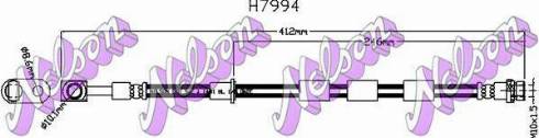 Brovex-Nelson H7994 - Гальмівний шланг autocars.com.ua