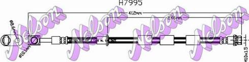 Brovex-Nelson H7995 - Гальмівний шланг autocars.com.ua