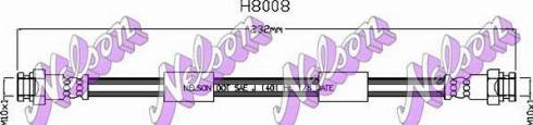 Brovex-Nelson H8008 - Гальмівний шланг autocars.com.ua