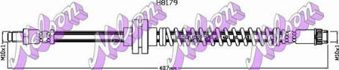 Brovex-Nelson H8179 - Гальмівний шланг autocars.com.ua