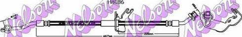Brovex-Nelson H8186 - Гальмівний шланг autocars.com.ua